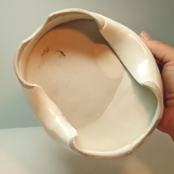 Large glazed artisan pottery planter. No flaws - Picture 6 of 7